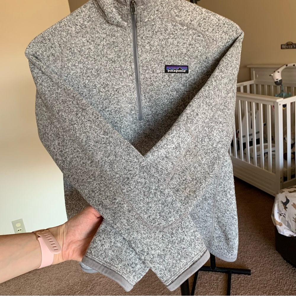 Patagonia Fleece Better Sweater 1/4 Zip Pullover Gray Women’s Small - Picture 3 of 7